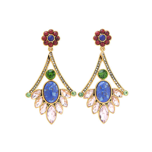 Retro Bohemian-Style Hollow-Out Long Earrings